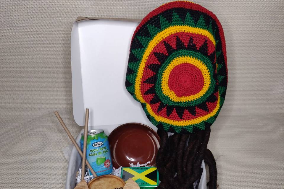 Rasta themed gift box