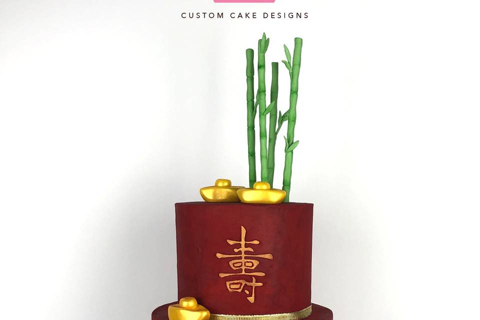 Chinese inspired cake
