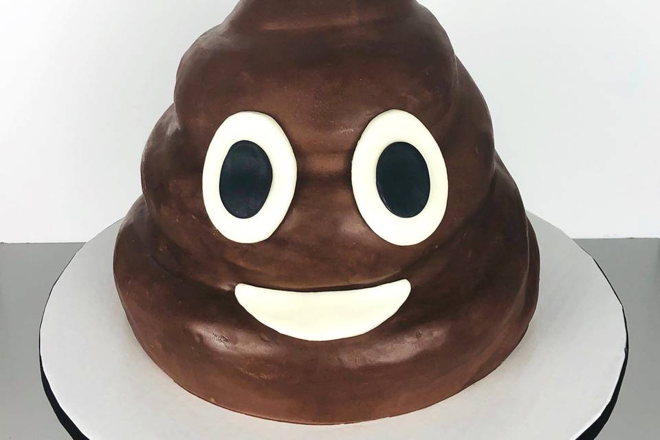 Groom's poop cake