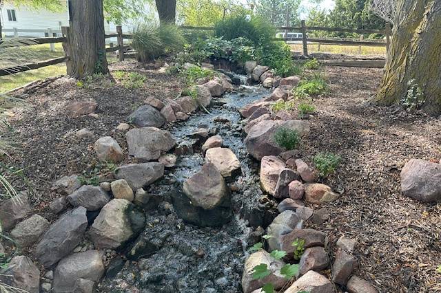 Waterfall area