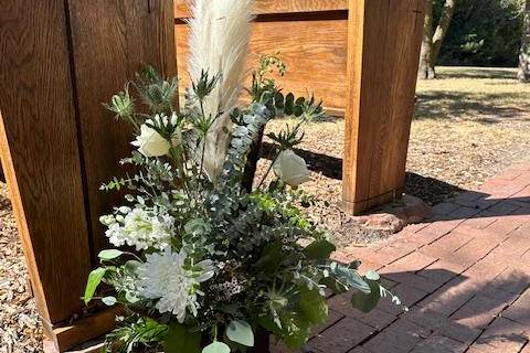 Aisle decorations