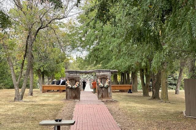 Ceremony site