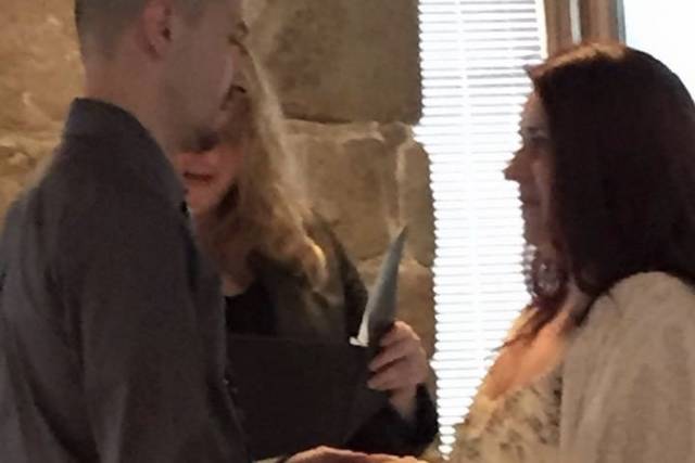 Exchanging vows
