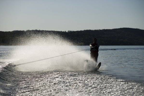 Slalom Skiing! Other guided activities include ATV rides, clay pigeon shooting, zip line rides, archery, leisure boat rides and other water excursions.