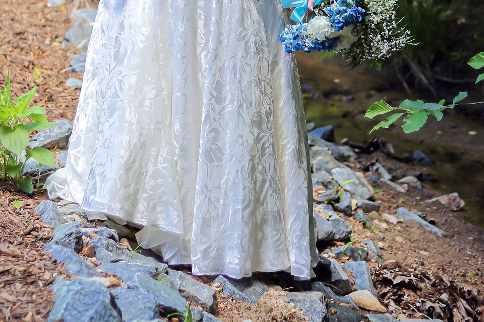 River background bridal