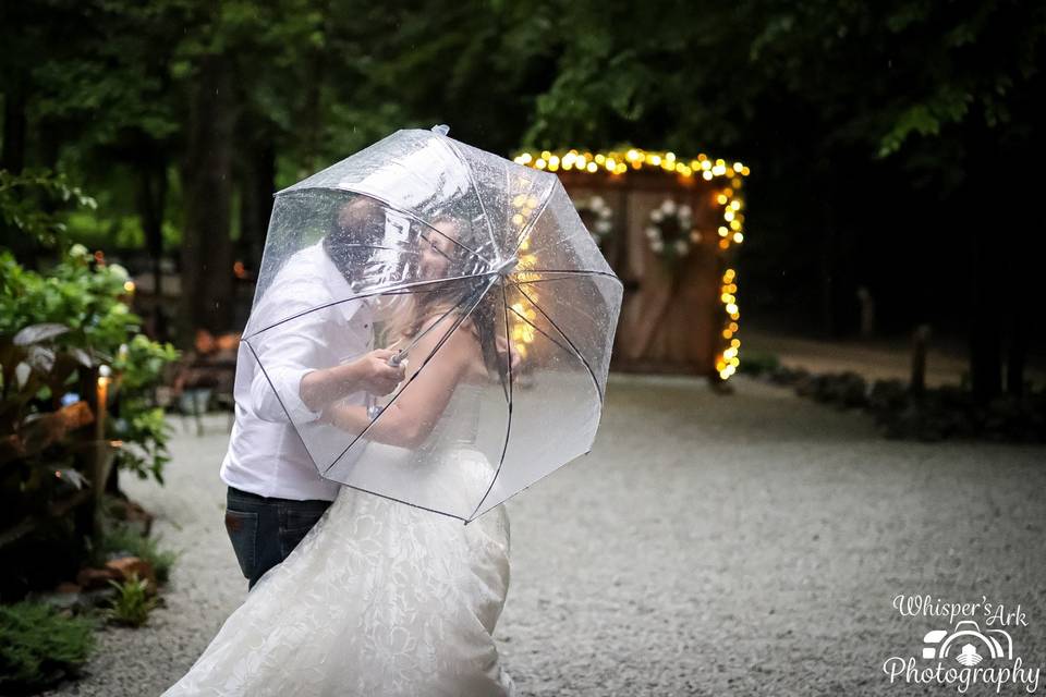 Behind the Umbrella