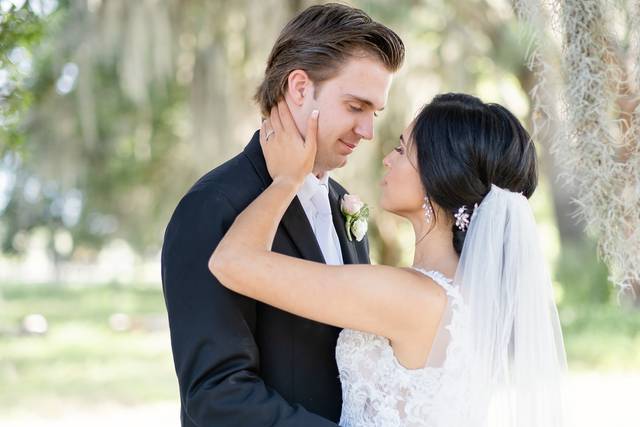 A sweet moment between a couple