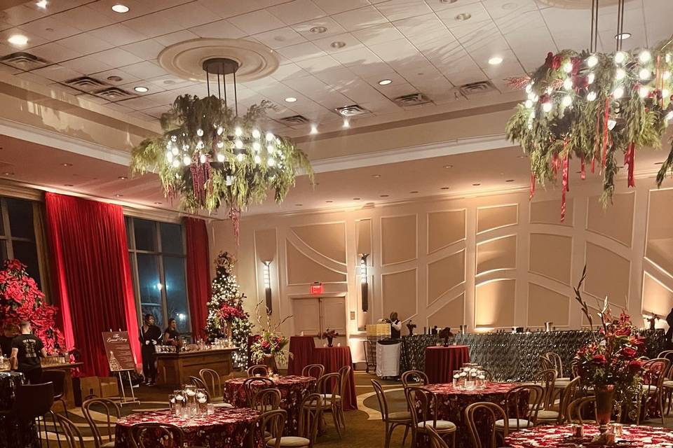 Velour Drape & Lighting