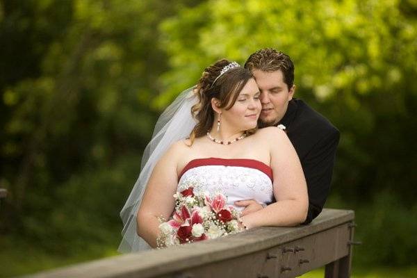 A little snuggle after the wedding in June 2009!