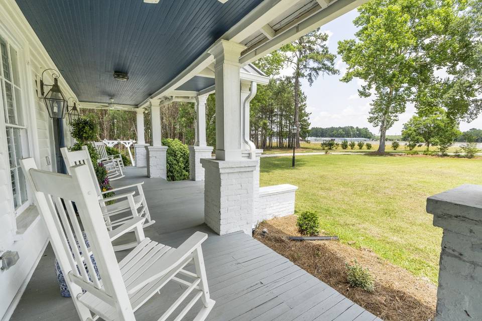 Front porch of Farm House