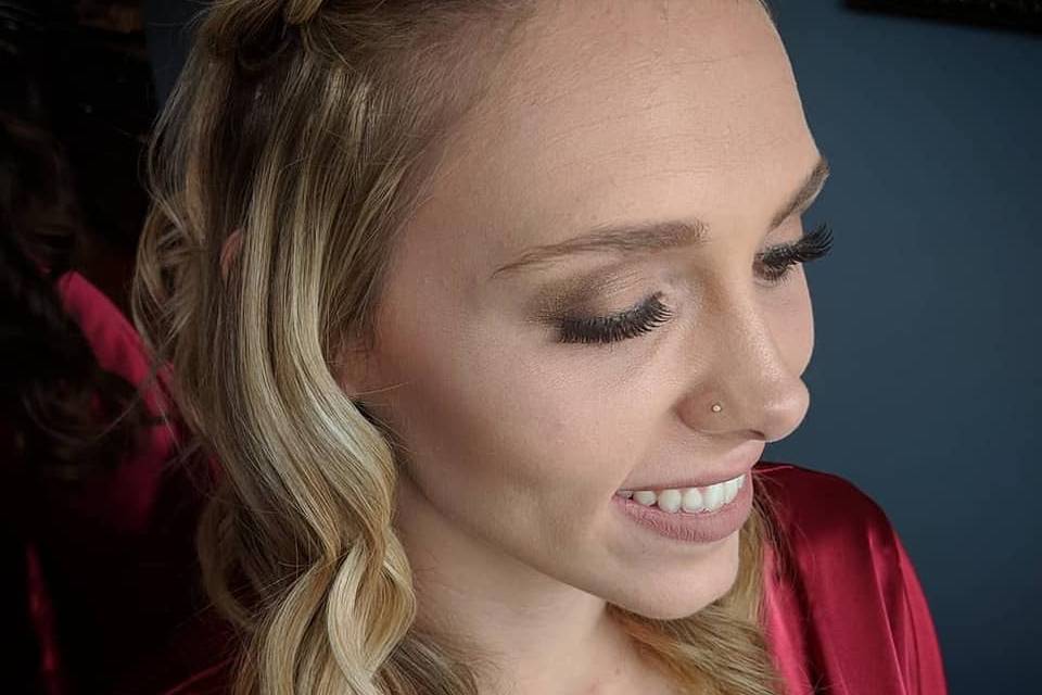 Bridesmaid makeup