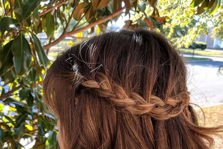 Waterfall braid