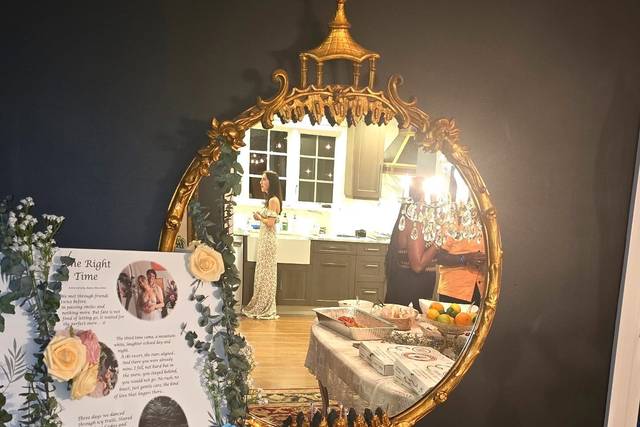 Engagement with poem board