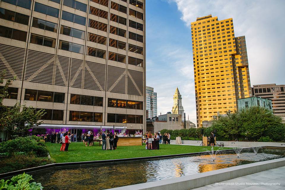 Outdoor reception space