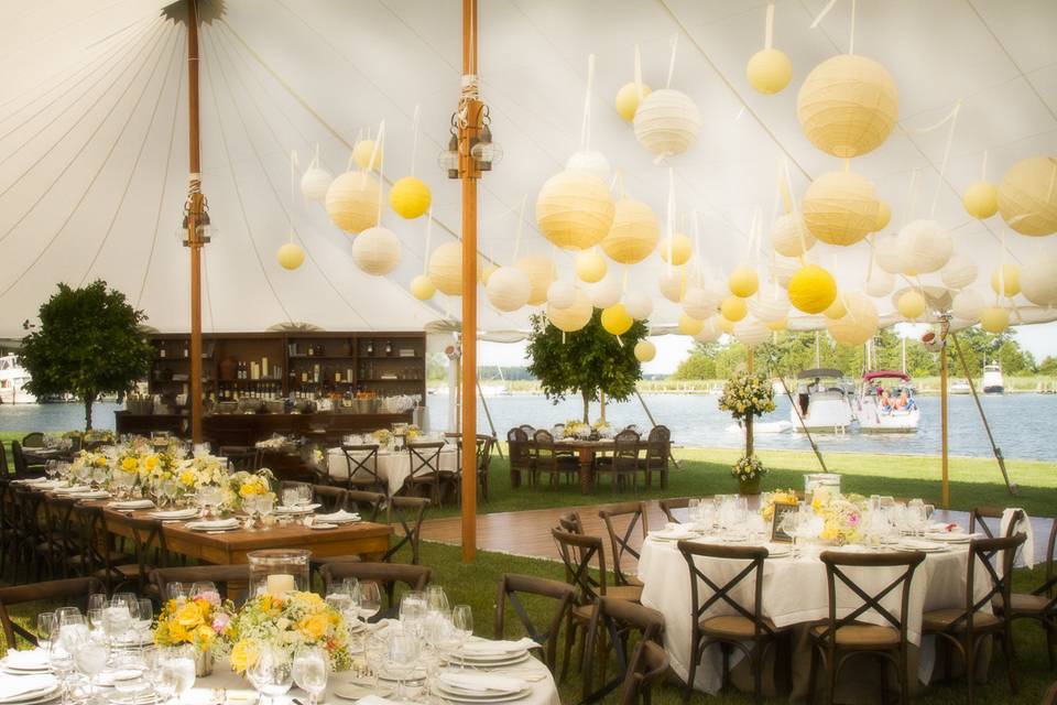 Sailcloth with Sunny Lanterns