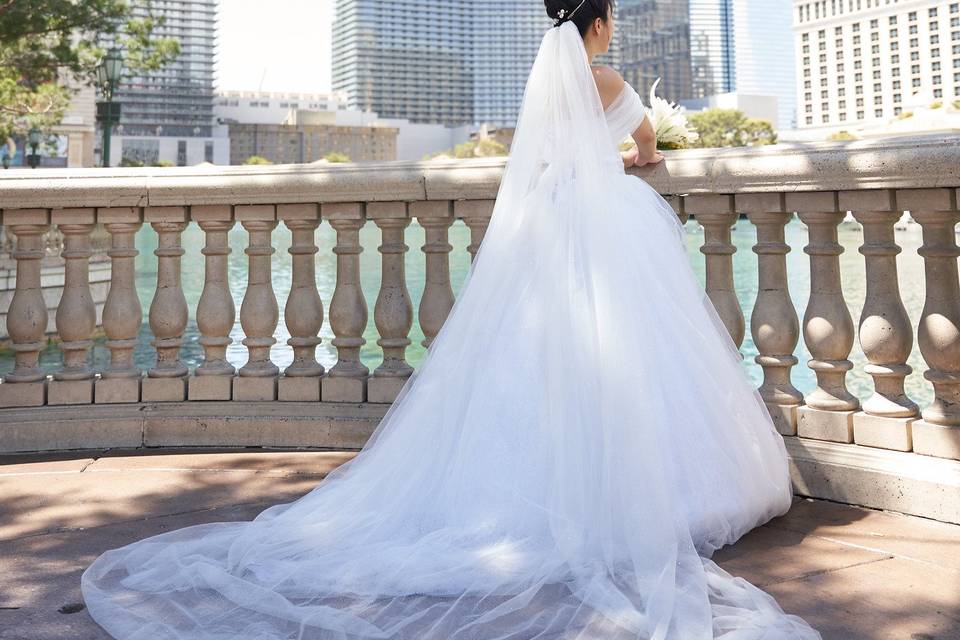 Bridal Portait at Bellagio