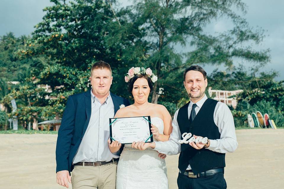Phuket Wedding Celebrant Thailand