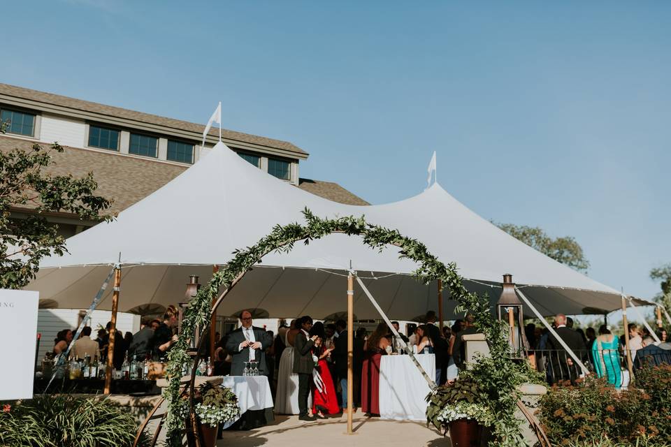 Tent entrance