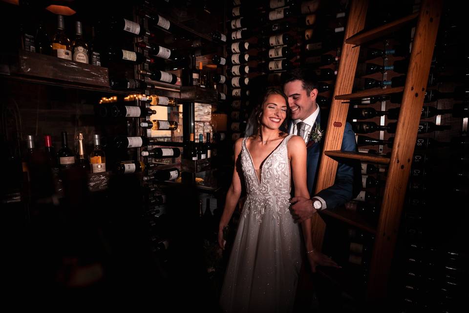 Wine cellar couple