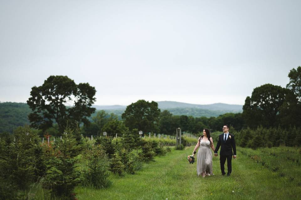Elopement at a farm