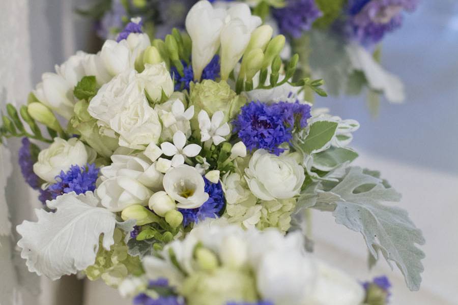 Bouquets all lined up!