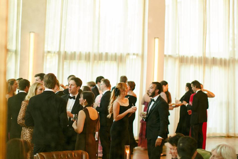 Guests came dressed to impress