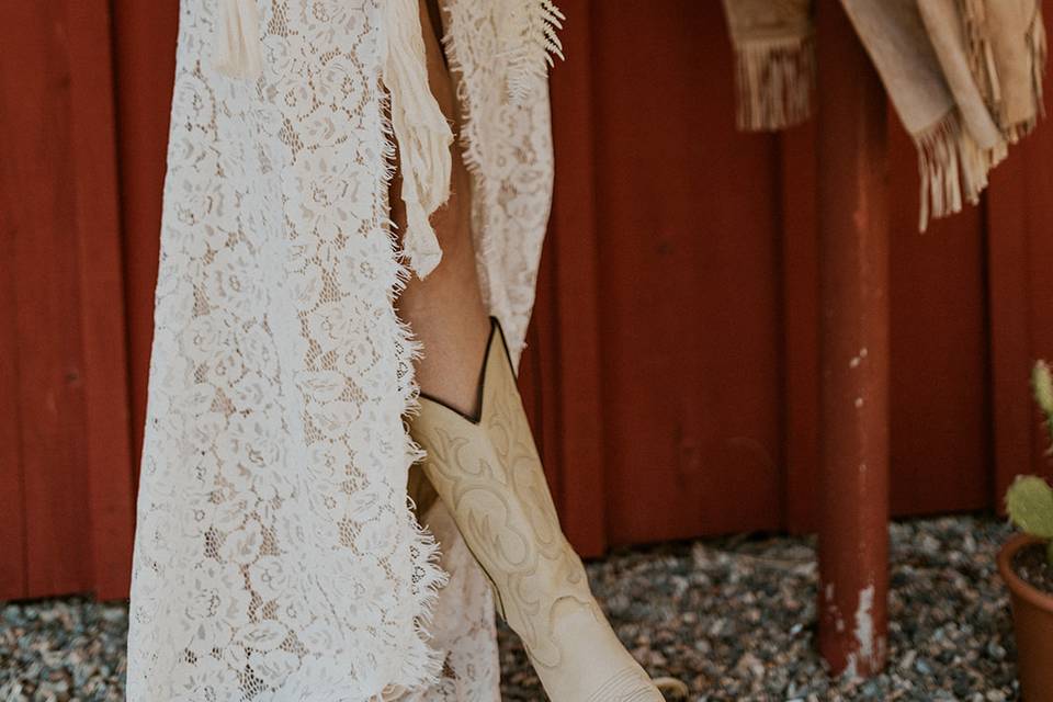 Dried floral bouquet