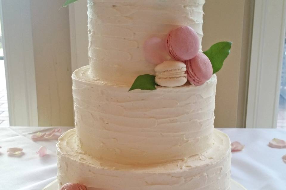 Macaron wedding cake