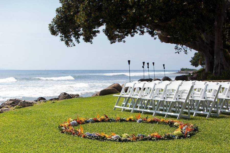 Outdoor wedding venue