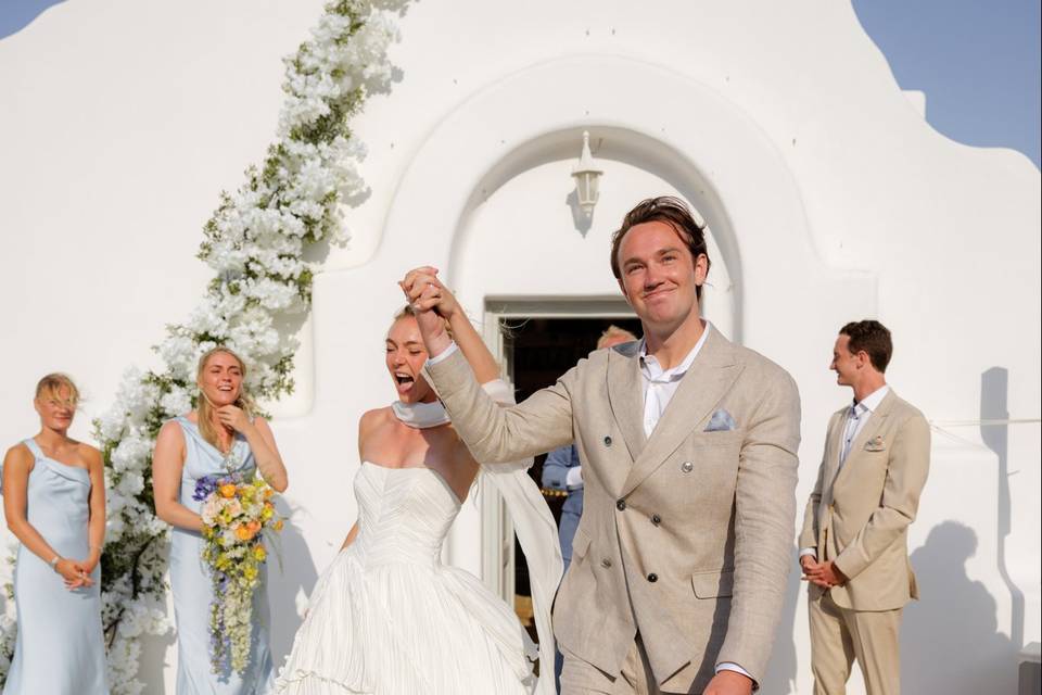 Wedding at Mykonos island