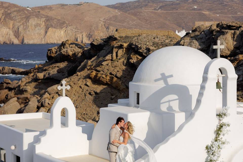 Wedding at Mykonos island