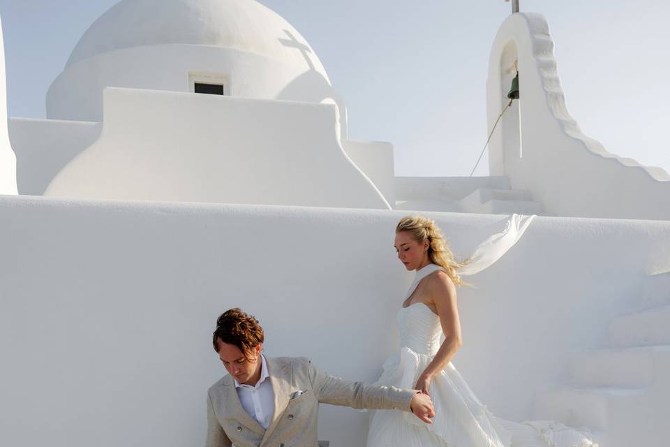 Wedding at Mykonos island