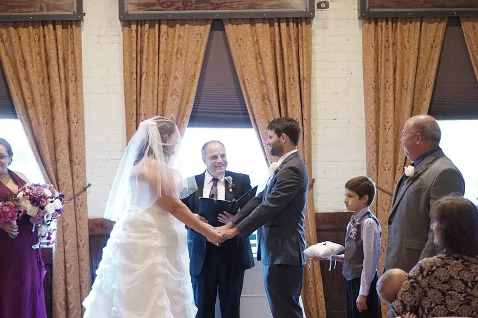 Indoor ceremony