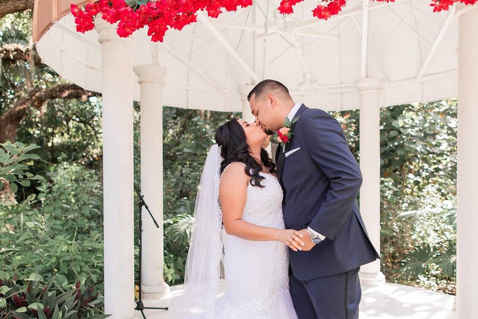 Bougainvillea Gazebo Wedding