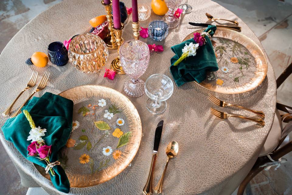 Sweetheart tablescape