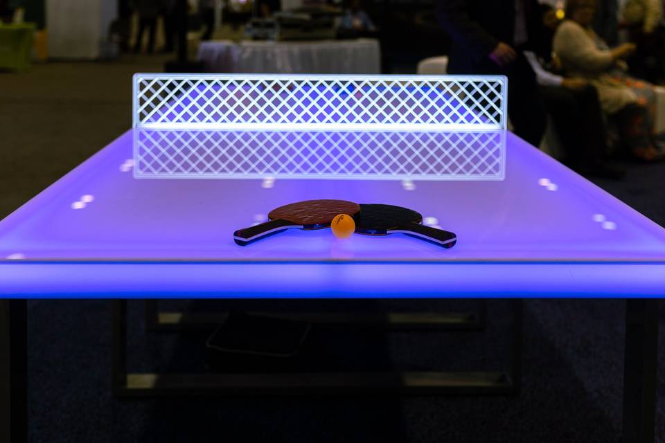 LED Battery PingPong Table