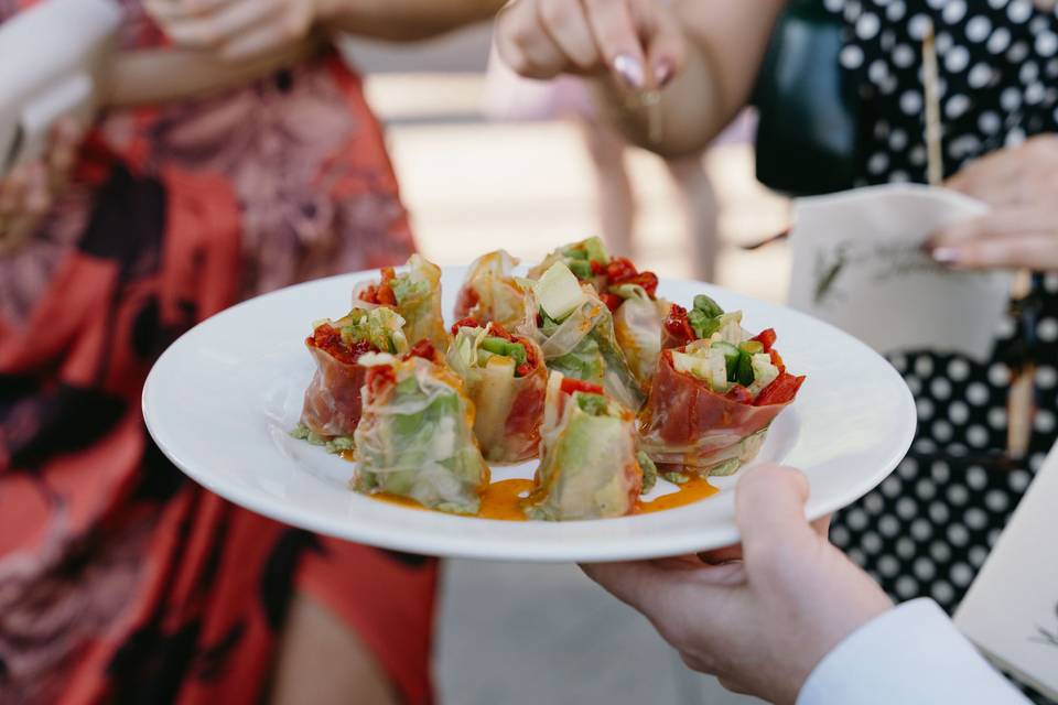 Thai Asian summer rolls