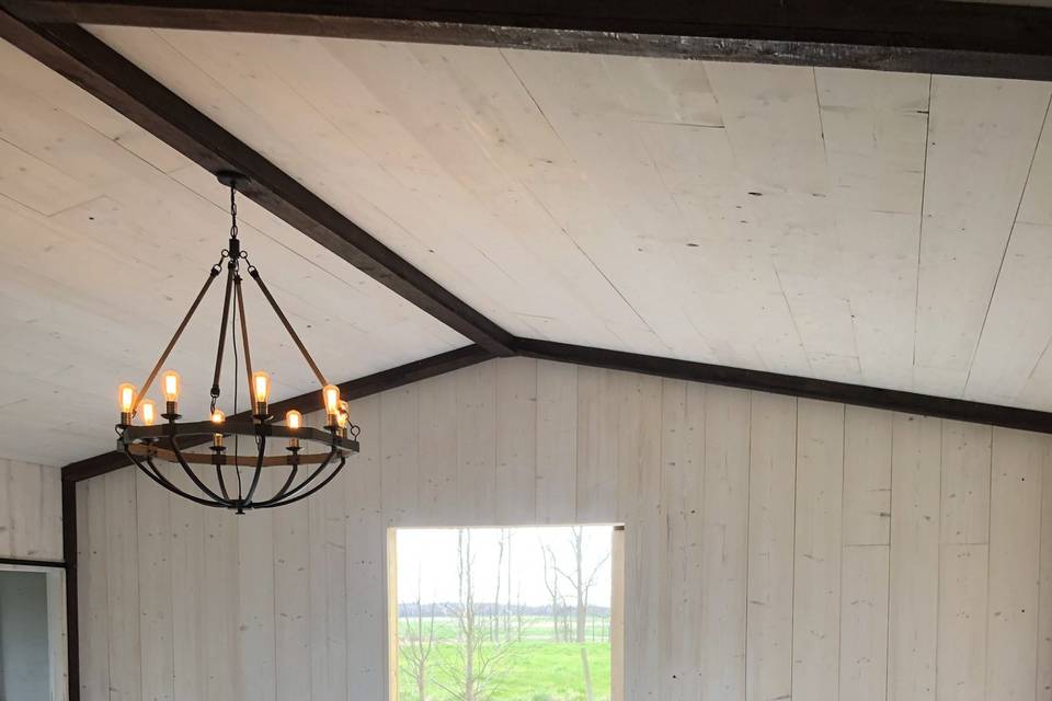 Back of reception barn