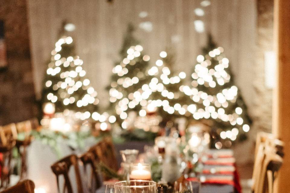 Winter tablescapes