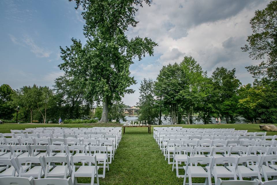 River front at Stone River ceremony