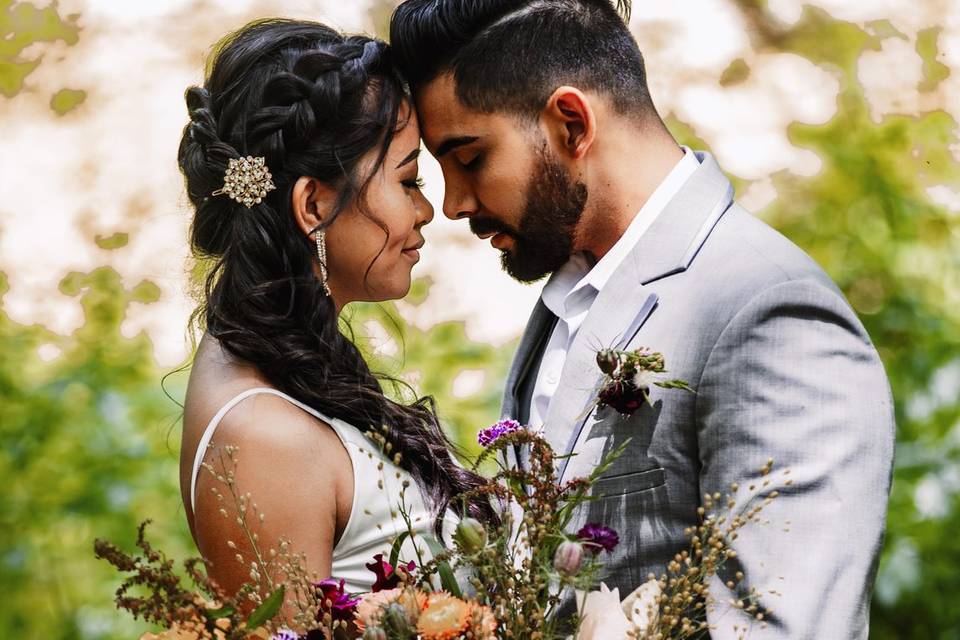Bride and groom