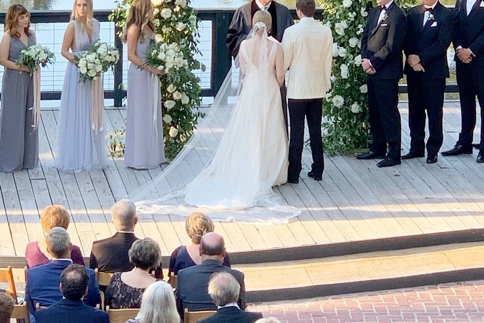 Ceremony at Adams Pond