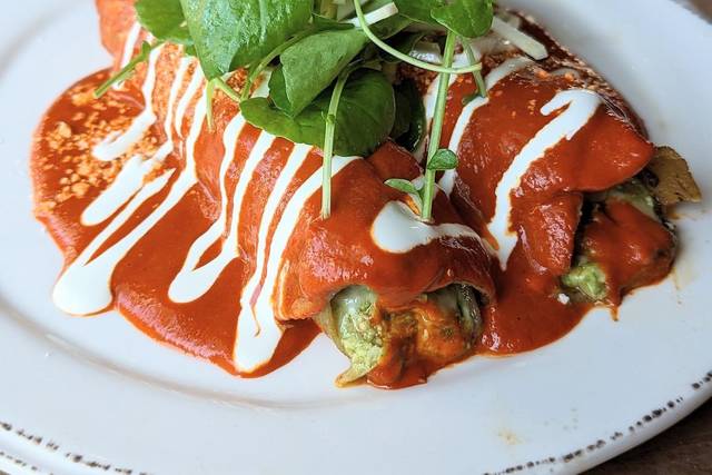 Short rib enchiladas
