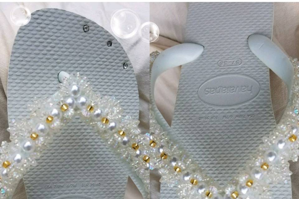 Havaianas made with crystals