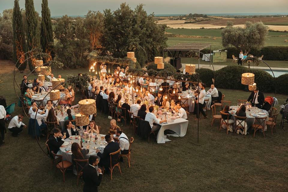 Wedding in the tuscan hills