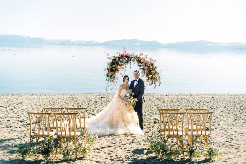 Lakeside Beach Ceremony