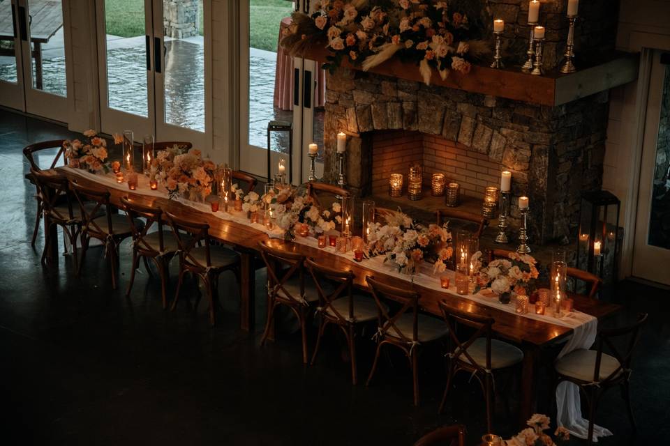 Romantic Candlelit Table