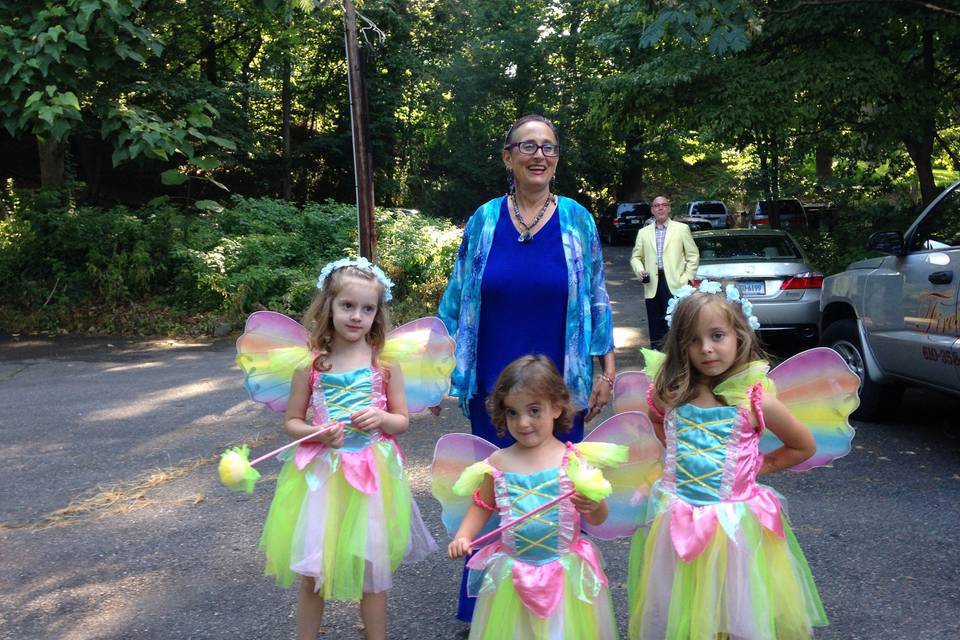 Cute flower girls