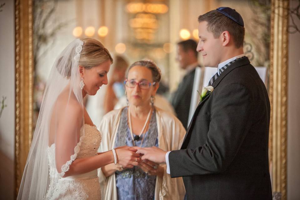 Exchanging of wedding rings