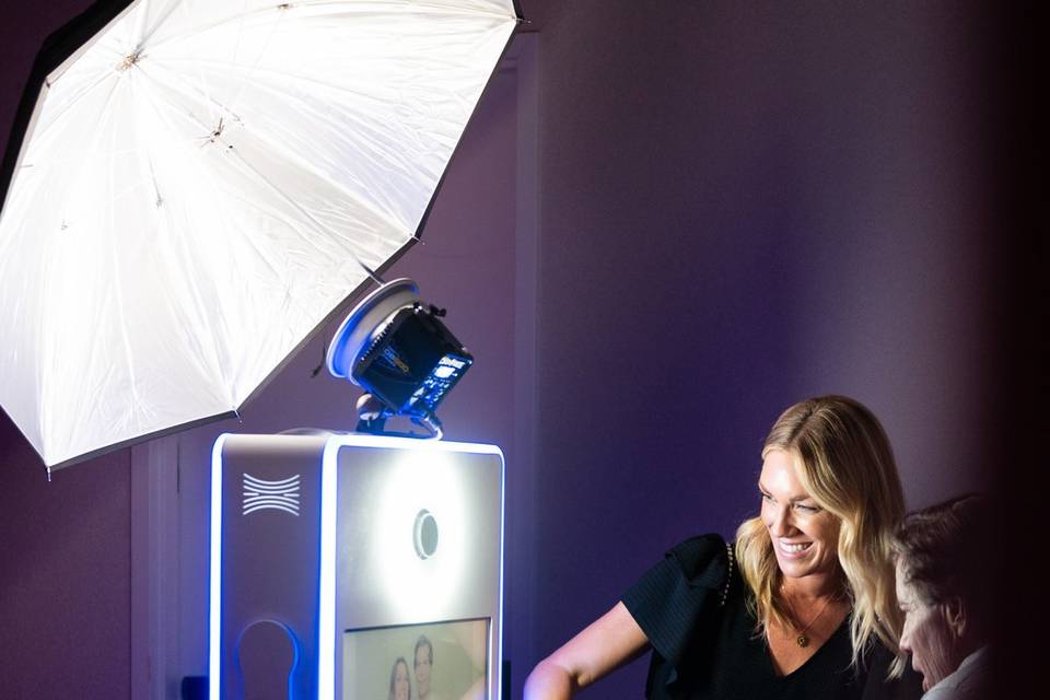 Sleek Photo Booth Setup